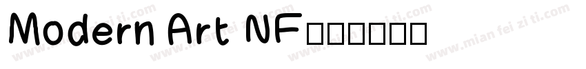 Modern Art NF字体转换